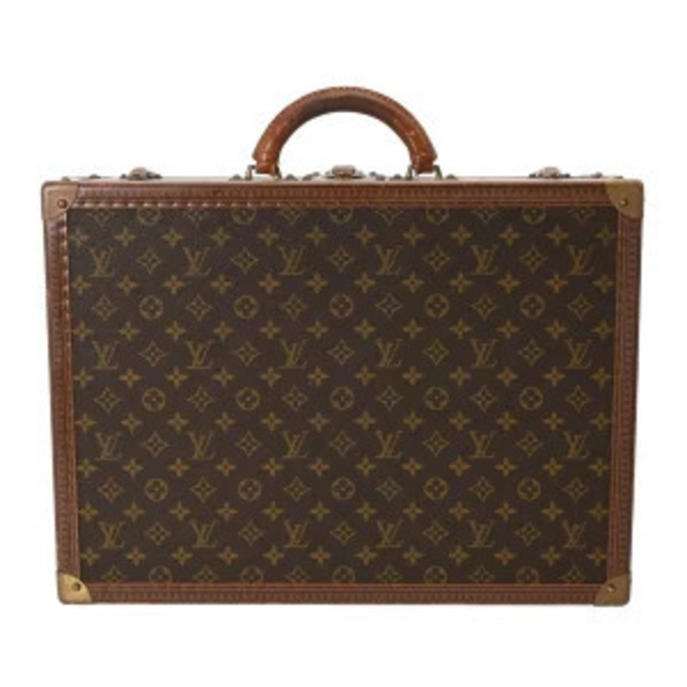 Louis Vuitton Monogram Bisten Brown Canvas Trunk Bag